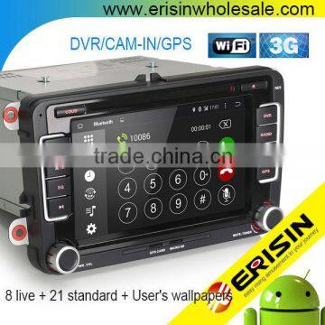 Erisin ES2698V 7" 2 Din Android 4.4.4 Car DVD Player GPS for Golf 5 6