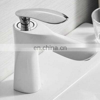 Matt White Watermark Basin Mixer Single Handle Australian Standard Brass Basin Faucet photo-3