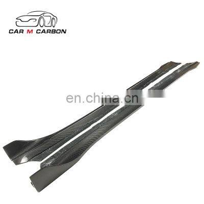Model 3 Skirt Car Carbon Fiber Side Skirt Fit for Model 3 Side Skirt Car Extension photo-2