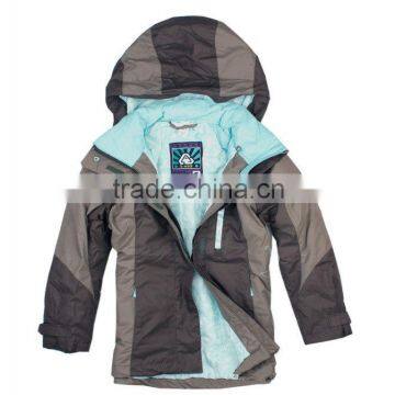 fashion warmth and breathable and water proof multi-functional with PTFE ski suit with nice hat for skiing