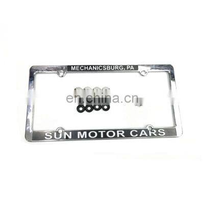 Car License Plate Frames Tag Covers Holder For Vehicles USA Standard Car Styling License Plate Frame photo-2