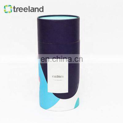 Custom Rigid Pillow Round Kraft Paper Tube Packaging photo-4