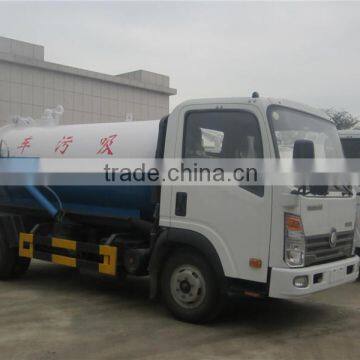 Sino 4000 liters sewage tank truck