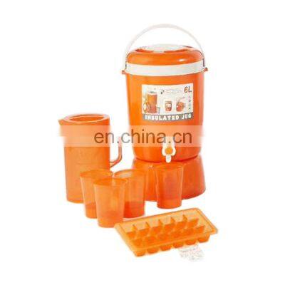 Family Party Ice Bucket Set Bar Club Beer Drinks Round Insulated Ice Cooler