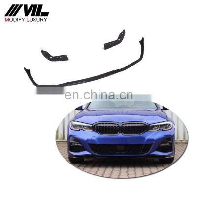 Black Painted ABS Front Lip for BMW NEW 3 Series G20 G28 325i 320i 328i 335i M Sport 2019-2020