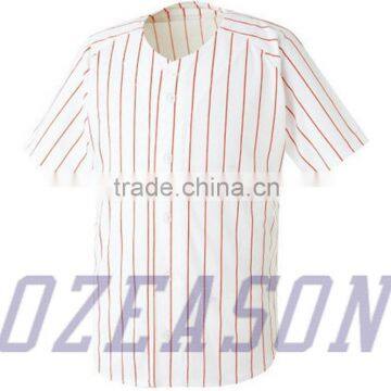 Wholesale Pinstripe Baseball Jersey,Striped Baseball Uniform Design photo-6