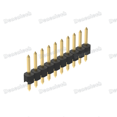 Denentech 2.54mm Pitch Single Row Straight Pin Header Connector photo-3