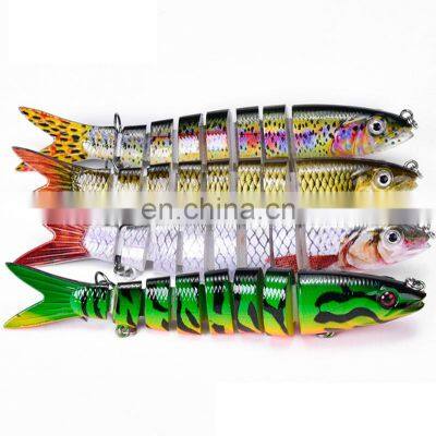 13.5cm 19.5g 5.3 Inches Artificial Fishing Lure Minnow Pesca jointed swimbait jointed fishing lures