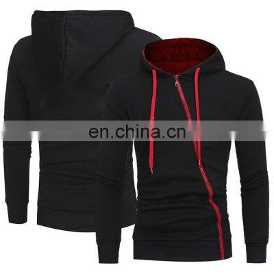Clothing Manufacturers Wholesale Hot Seller Men's Casual Sports Hooded Sweater Zipper Cardigan Large Size Men's Hooded Sweater