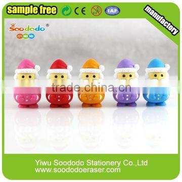 3D eraser Santa claus shape eraser Christmas gift