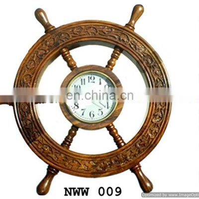 antique wooden clock for interior home