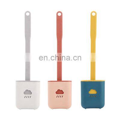 Hot Selling 2021 Household Free Standing Wall Mounted TPR Cleaning Toilet Brush bathroom toilet cleaning brush and holder