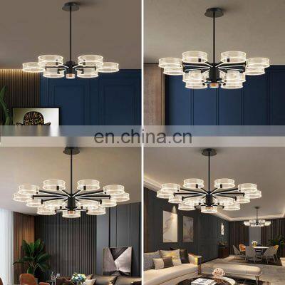 Hot Product Luxury Indoor Decoration Dining Room Bedroom Living Room LED Modern Pendant Light photo-5
