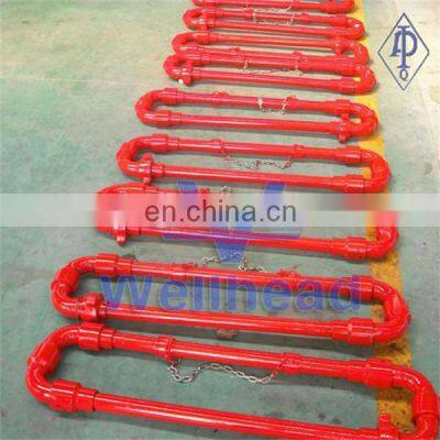 API 6A High Pressure Hose Loops,Short and Long Radius Flexible Manifold