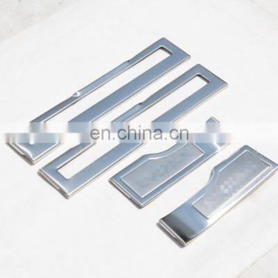 4pcs Stainless Steel Car Inside Door Sill Threshold Scuff Plate Cover Trim For Range Rover Evoque Accessories