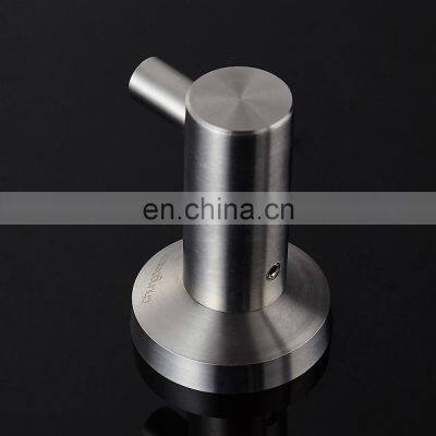 304 Stainless Steel Wall Mount Bathroom Accessories Single Robe Coat Clothing Towel Wall Hooks photo-2