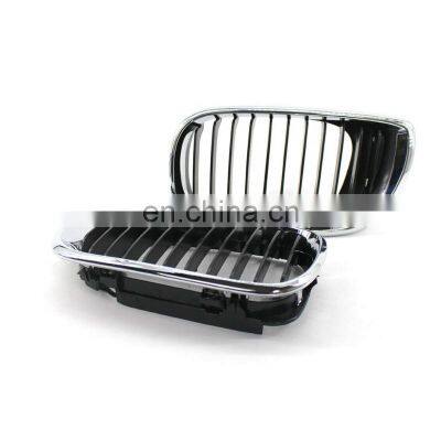 For BMW 3 Series E46 02-05 Front Grille Kidney Half Chrome 51137030545 51137030546