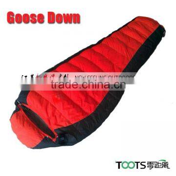 Top Quality Goose Down Mummy Sleeping Bag for Camping