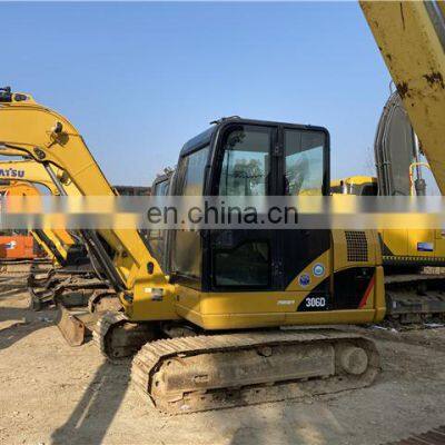 second hand cat mini excavator 306 306d , original made cat digger , cat used mini digger