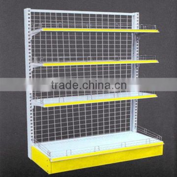 china Square-tube wire grid gondola rack firm