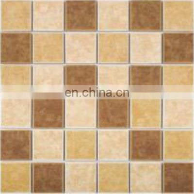 48x48mm Mosaic swimming pool floor tile rustic matt surface