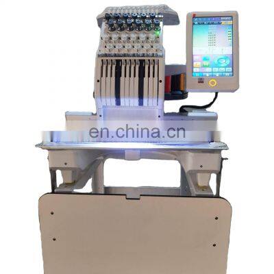 Factory direct sales 12 needle single head embroidery machine multi head cap embroidery machine flat embroidery machine