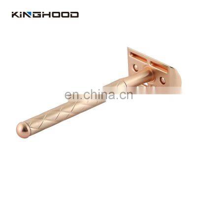 High Quality Shaver Metal Handle Singe Blade Shaving Safety Razor de Seguridad photo-3