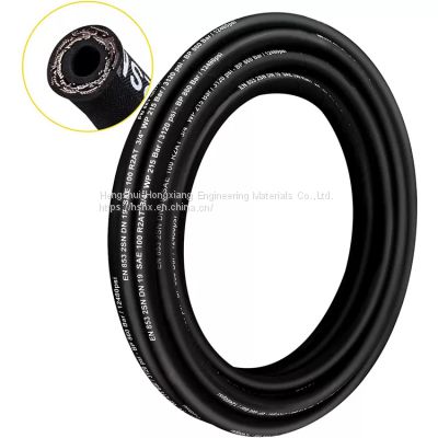 DIN EN853 2SN/ SAE100 R2AT Steel Wire Braided Hydraulic Hose