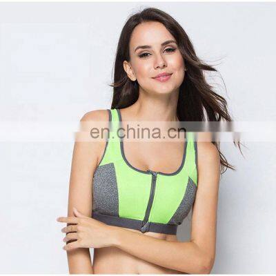 Women Zipper Push Up Sports Bras Running Vest Gym Workout Running Tops Sportswear Yoga Sport Top photo-5