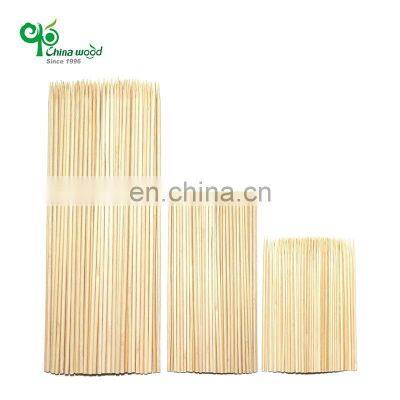 Direct Factory Supplied Bamboo Skewers BBQ Skewers Disposable Skewer 40 cm Stick photo-3