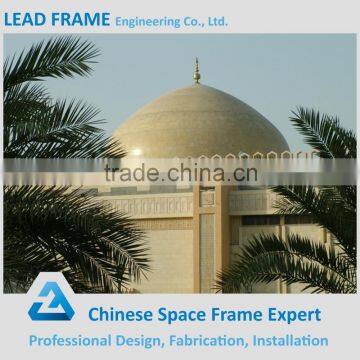 Fiberglass reinforced roof steel mosque dome building