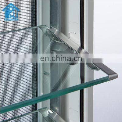 aluminum frame glass louvre windows/shutters with louvres with Glass Louvres window Frame System