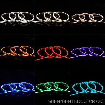 Flexible Outdoor Woven Neon Strip Holiday Decoration Usb Type C Control Water Proof Led Neon Rope Light Strip photo-5