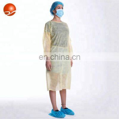 Clothing Suppliers Korea Importer Laboratory Gown PP PE Isolation Gown Stock Sales photo-4