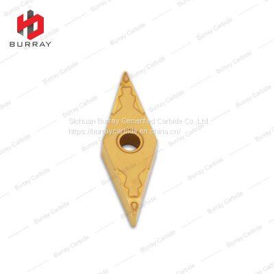 VNMG160404-HQ Carbide Cutting Tool Turning Insert With CVD Yellow Coated for Steel photo-2