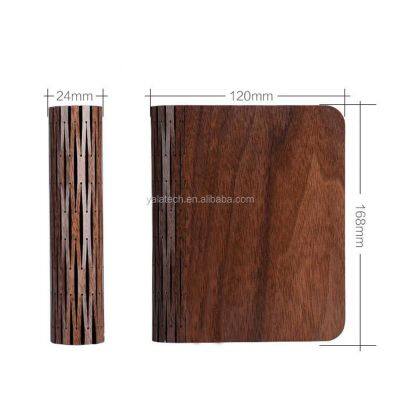 Wooden Book Shaped Rechargeable Folding Book Light For Reading With Magnetic photo-3