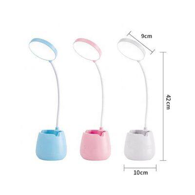 Desk Lamp for Home Office Dorm LED Desk Light With Pen Holder Eye-Caring Table Lamp USB Night Light for Students Dorm photo-4
