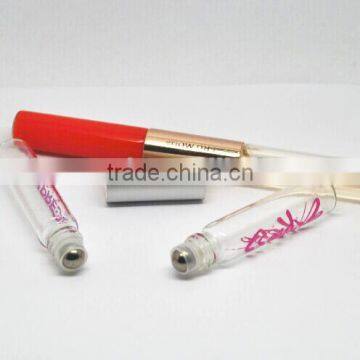 double end glass container,roll on glass vial 2*5ml