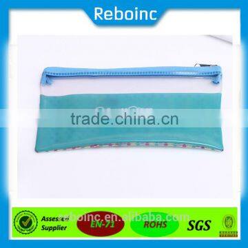 Reboinc-X13 Factory Manufactuer School Student Slider Zipper Pvc Pencil Bag Nylon Zipper Pvc Pencil Bag Quality Choice photo-4