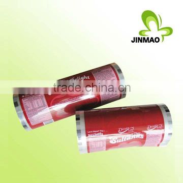 Food roll packing film for food