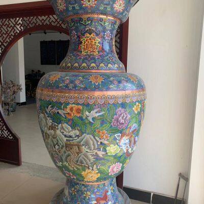 Cloisonn Factory Cloisonn Manufacturer Cloisonn Processing Cloisonn Crafts Cloisonn Manufacturer Wholesale Custom Cloisonn Copper Body Cloisonn Enamel Crafts Incense Burner, Elephant Spot