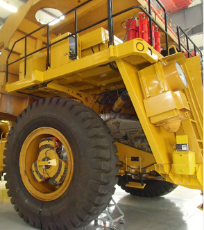 Mining dump truck Travel brake and Parking brake and service brake