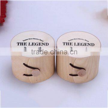 2016 High Quality Custom Wooden Round Gift Box or Three Layers of Birch Bark Box