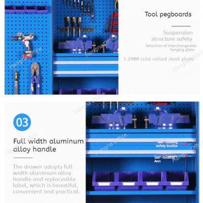 Heavy Duty Tool Cabinet With Multiple Drawers for Industrial Workshop Storage|Mold Workshop Tool Cabinet