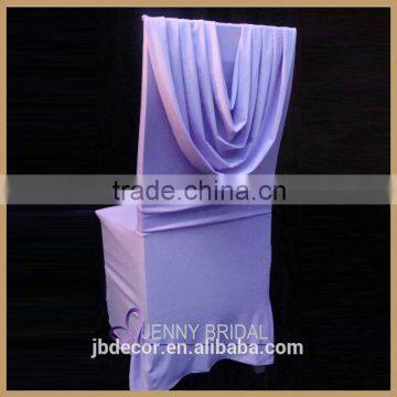 C113A Hot sale custom-made purple wedding spandex chair covers