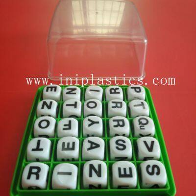 we Sell 25 Dice Boggle Games The English Letter Dice Size is 18 mm 25 Dice in a Tray Randomly the Material is Plastic photo-1