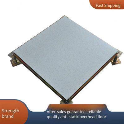 pvc seamless anti - static floor, 35mm thick, fully - steel with cement filling, raised floor for computer rooms and data centers