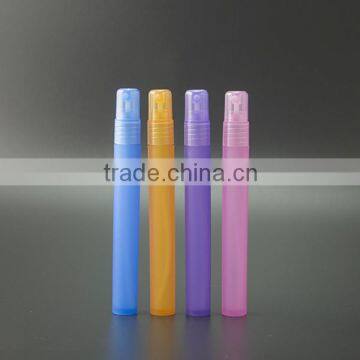 Cylinder 10ml Colorful Perfume Tester Pen Vials Spray Empty Bottle