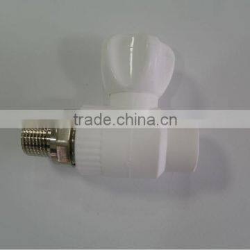 Zhejiang Factory PPR Straight Type Manual Copper Thermostatic Valves