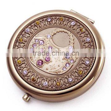 high quality manufacture price antique make up compact mirrors 1634